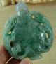 Certified Chinese Green Jade Snuff Bottle Two Dragons Sculpture S - 057 - 3 Snuff Bottles photo 5