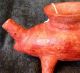 Pre Columbian Terracotta Jalisco Llama Vessel Artifact Pottery Intense Color Coa The Americas photo 2