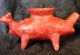 Pre Columbian Terracotta Jalisco Llama Vessel Artifact Pottery Intense Color Coa The Americas photo 3