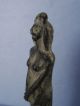 Ancient Roman/celtic Votive Bronze Figure Of Pregnant Woman.  (014145) European photo 4