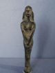 Ancient Roman/celtic Votive Bronze Figure Of Pregnant Woman.  (014145) European photo 5
