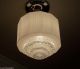 () Vintage Art Deco 30 ' S 40 ' S Ceiling Light Lamp Fixture Chandeliers, Fixtures, Sconces photo 3