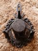 Vintage Cast Iron Trivet With Candle Holder 1 3/4 Inches Tall M1 Trivets photo 1