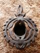 Vintage Cast Iron Trivet With Candle Holder 1 3/4 Inches Tall M1 Trivets photo 3