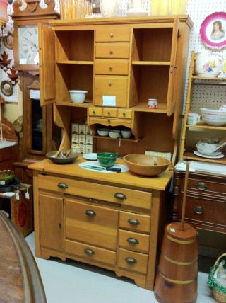 Granny ' S Oak Kitchen Cabinet photo