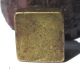 Rare Old Akan/ashanti Brass Geometric Goldweight 8mm X 10mm Other photo 5