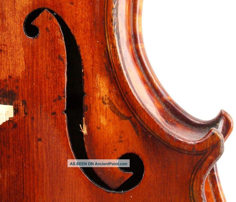 Gorgeous Antique American Violin,  One - Piece Bird ' S Eye Back - String photo