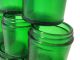 Green Glass Medicine Jars.  Vintage New 12 Jars,  No Lids Bottles & Jars photo 7