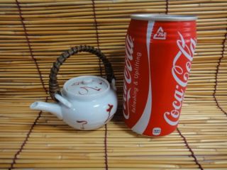 Very Small Size Japanese Tea Pot Kyusu Ornament Porcelain Pottery photo