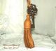 Antique Cast Iron Large Skeleton Motif Shape With Leather Tassel Gate Key Locks & Keys photo 6