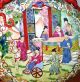 Large Antique Chinese Famille Rose Porcelain Moon Flask Vase Qianlong Mark Vases photo 2