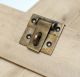 Of 2 Vintage Retro Square Flip Safe Door Box Latch Antique Solid Brass V072 Locks & Keys photo 1