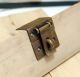 Of 2 Vintage Retro Square Flip Safe Door Box Latch Antique Solid Brass V072 Locks & Keys photo 3