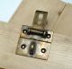 Of 2 Vintage Retro Square Flip Safe Door Box Latch Antique Solid Brass V072 Locks & Keys photo 6