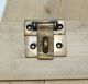 Of 2 Vintage Retro Square Flip Safe Door Box Latch Antique Solid Brass V072 Locks & Keys photo 7