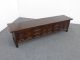 Vintage Oriental Style Long Six Drawer Three Cabinet Sideboard / Credenza Post-1950 photo 3