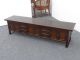 Vintage Oriental Style Long Six Drawer Three Cabinet Sideboard / Credenza Post-1950 photo 4