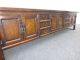 Vintage Oriental Style Long Six Drawer Three Cabinet Sideboard / Credenza Post-1950 photo 5