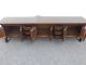 Vintage Oriental Style Long Six Drawer Three Cabinet Sideboard / Credenza Post-1950 photo 7