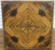 Antique Samson Card Table - Circa 1940 - South Seas Motif - Wood Frame/legs 1900-1950 photo 2