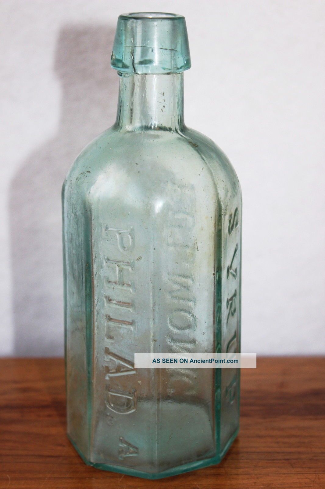 Antique Schenck ' S Pulmonic Syrup Philadelphia Pa Bim Applied Lip Medicine Bottle Quack Medicine photo