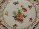 Hand Painted Cabinet Plate Raised Flowers Decor. Plates & Chargers photo 3