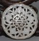 Ancient Chinese Silver White Jade Hand - Carved Jade Pendant Necklaces & Pendants photo 3
