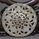 Ancient Chinese Silver White Jade Hand - Carved Jade Pendant Necklaces & Pendants photo 5