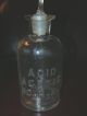 125 Ml Chemistry Apothecary Bottle With Stopper - Hc2h3o2 - Acetic Acid Bottles & Jars photo 1