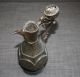 Two Antique Islamic Middle Eastern Kashmir Qajar Ewers Tinned Copper Size Middle East photo 8