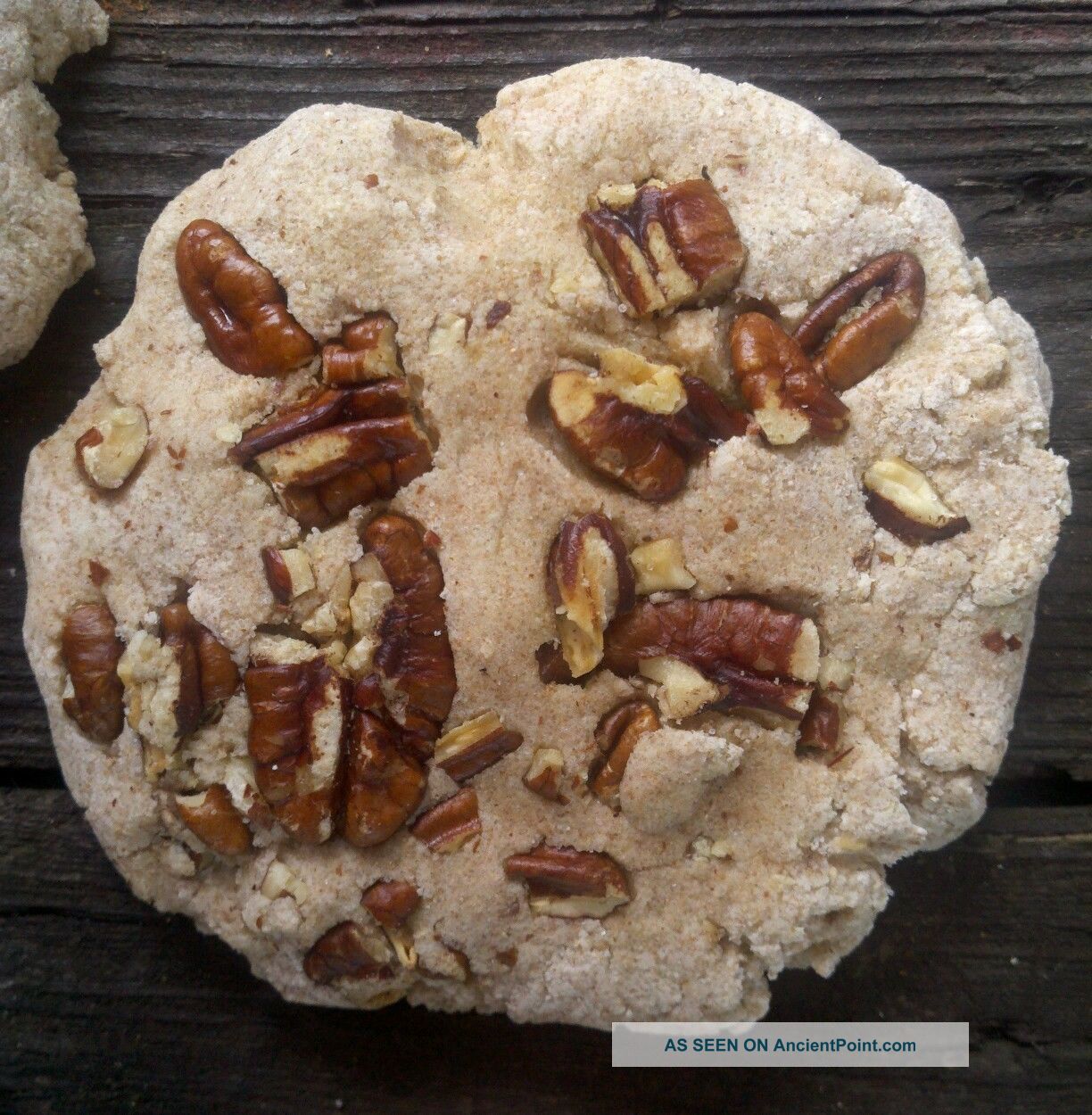 Primitive Handmade Pantry Fake Food Butter Pecan Baked Cookie Bowl Filler Ornie Primitives photo