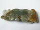 100% Natural Green Jade Hand - Carved Chinese Jadeite Pixiu With Coin Luck Pendant Necklaces & Pendants photo 1