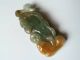 100% Natural Green Jade Hand - Carved Chinese Jadeite Pixiu With Coin Luck Pendant Necklaces & Pendants photo 2