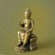 Holy Sitting Buddha Sculpture Triumph Good Luck Safety Sacred Charm Thai Amulet Amulets photo 1