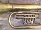 Vintage Italian Marching Tuba - Yellow Brass Restore Display Brass photo 10