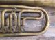 Vintage Italian Marching Tuba - Yellow Brass Restore Display Brass photo 6