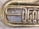 Vintage Italian Marching Tuba - Yellow Brass Restore Display Brass photo 7