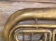 Vintage Italian Marching Tuba - Yellow Brass Restore Display Brass photo 8