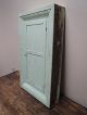 Antique Primitive Green Painted Medicine Cabinet Cupboard 1800-1899 photo 1