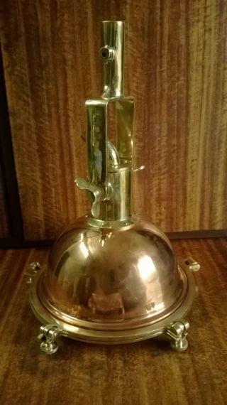 Nautical Vintage Marine Brass & Copper Spot Light (mrine Vntage). photo