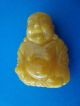 Old Natural Chinese Butterscotch Amber Carved Buddha Necklaces & Pendants photo 1