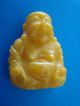 Old Natural Chinese Butterscotch Amber Carved Buddha Necklaces & Pendants photo 2