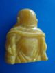 Old Natural Chinese Butterscotch Amber Carved Buddha Necklaces & Pendants photo 3
