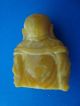 Old Natural Chinese Butterscotch Amber Carved Buddha Necklaces & Pendants photo 4