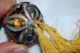 Antique 19c Chinese Enameled Silver Filigree W Carnelian Agate Beads Necklace Necklaces & Pendants photo 5