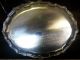 Vintage Ranleigh Silver Plated Oval Ornate Serving Tray Dish Silverplate photo 6