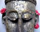 Marka Tribal Mask - Face Metal Clad - Antique–originated In Mali,  West Africa Masks photo 1