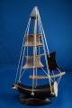Vintage Handmade Sailboat Made Of Animal Tooth/bone Model Ships photo 9