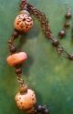 Antique African Trade Bead Terracotta Bead Stone Necklace Earrings Artifact Art The Americas photo 3