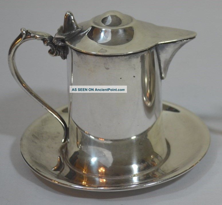 Wallace Silverplate Covered Creamer Platters & Trays photo
